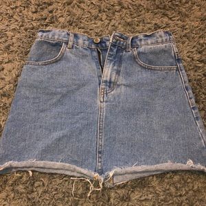 Brandy Melville Jean Skirt